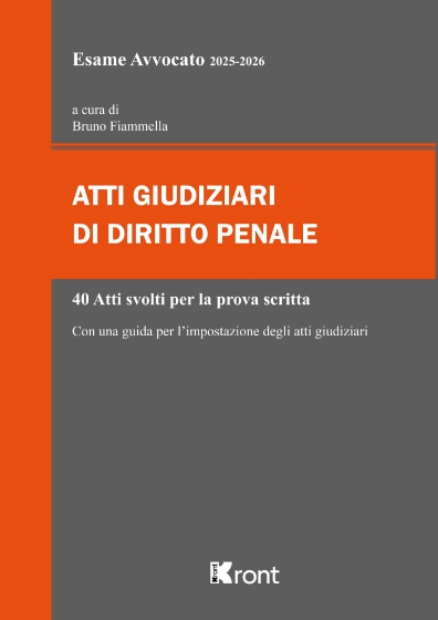 atti giudiziari di diritto penale per esame avvocato 2025 2026 con una guida per limpostazione degli